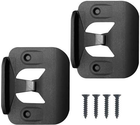Door Silencer Strike Plate, Reduce Noise by 20 decibels for Resolve The existing Noise gate Body, No Modifications Install Black 2 Pack
