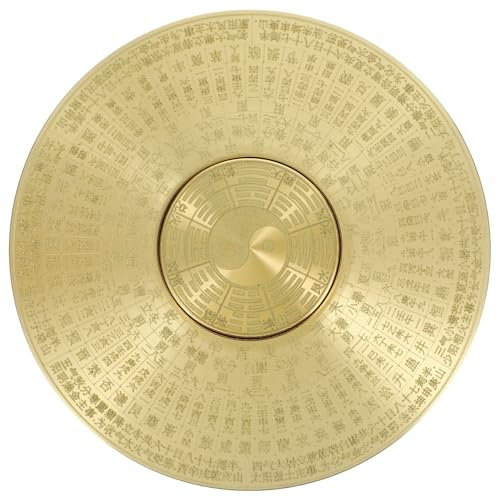 ibasenice Sonnenuhr Geeignet aus Messing mit Traditionellem Chinesischem Design Retro für Wohndekoration und Camping