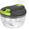 Royouzi Zwiebelschneider Manuell, 520ML Gemüseschneider, Zwiebel Zerkleinerer mit Seilzug, Multizerkleinerer, Multischneider, Knoblauchhacker Universalhacker, Manual Food Chopper, Onion Cutter