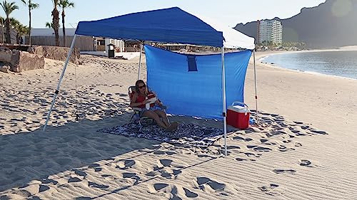 Shade ECO Portable Shade Wall, Light Weight and Compact, Wind Resistant, and can Connect to Any Shade Tent or Canopy 12x12 or 10x10 - Compatible w/All Shade Eco Beach Shades