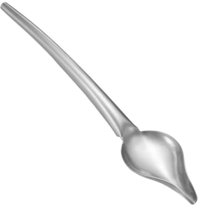 LIFKOME 2pezzi Cucchiai Cioccolato Acciaio Inossidabile e Piccolo per Decorazioni e Disegni Dolci e Dessert Facili da e Riutilizzabili