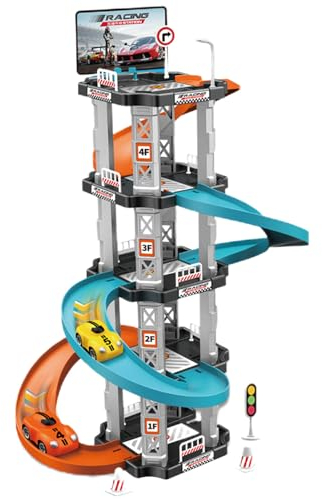 62/78 Stück Parkhaus Für Kinder, Autorampenspielzeug, Auto Garagen Spielset Parkgarage, Parkplatz Garage Spielzeugset, Parkgarage Für Kinder Ab, Fahrzeugspielsets Auto Garage Parken Abenteuerspielzeug