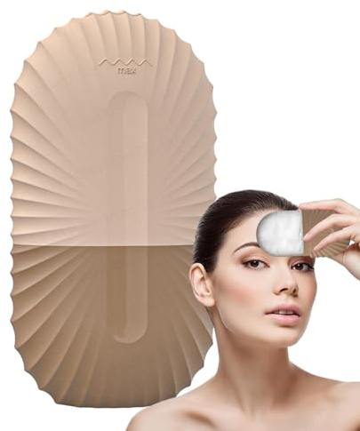 Gesichts-Eisroller – Eis-Gesichtsform, schwellendes Gesichtsmassagegerät, kühlend, wiederverwendbar, Glow Cube Eisroller, tragbare Reise-Gesichtsglasurform für Gesicht, Augen, Schwellungen, hellt die | Wiederverwendbare Silikon-Massage-Eisform Für Zuhause Reise Urlaub Wohnung Hotel Schule Feiertag