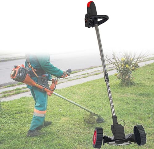 Beachtiful Cordless, Decespugliatore a Batteria, Ricaricabile 3 in 1, Quattro batterie da 1,8 Ah, Tagliabordi Elettrico con Lama e Caricabatterie,Black