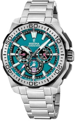 Festina 2025 Chrono cykelklocka med rostfritt stålarmband F20724/6