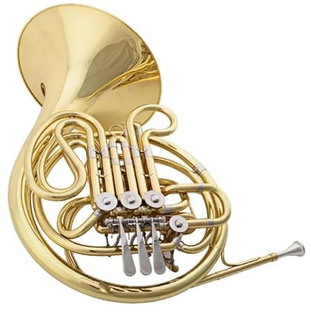 Waldhorn Professioneller Musikliebhaber Doppeltes Waldhorn Vollgoldmessing