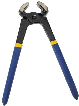 UPKOCH Alicates para Recortar Pezuñas de Ganado Multifuncionales de Metal Color Azul, Herramienta Portátil para Esquila y Herrar Caballos y Ovejas
