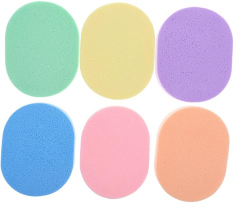 OATIPHO 6piezas Borlas Limpiadoras Faciales Reutilizables Para Limpieza Del Rostro Exfoliantes y Desmaquillantes Para Uso Casa