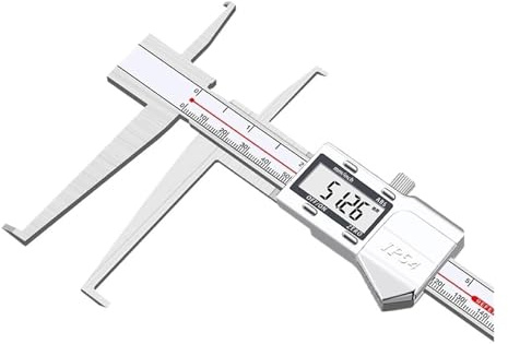 Caliper Vernier Digital, calibrador de Acero Inoxidable Digital de Acero Inoxidable Ranura Doble Interna con Pantalla LCD Grande, Herramientas de medición de calibradores de Pantalla Digital 9-300mm