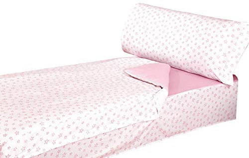 Montse Interiors, S.L. Saco nórdico Cuna o maxicuna + Relleno (Cama de Maxi Cuna de 70x140, APARIS Rosa)