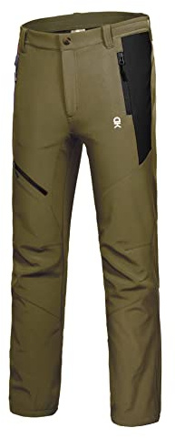 Little Donkey Andy Herren Winter Wanderhose Skihose Trekkinghose Snowboardhose, Softshell-Hose, Fleecegefüttert und wasserabweisend