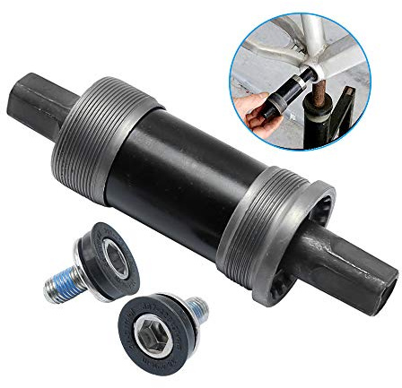 Zreneyfex Vierkant-Kegel-Tretlager, 68 x 110 mm/123 mm/127 mm, für Mountainbike, BB-UN26 (68 x 127 mm)