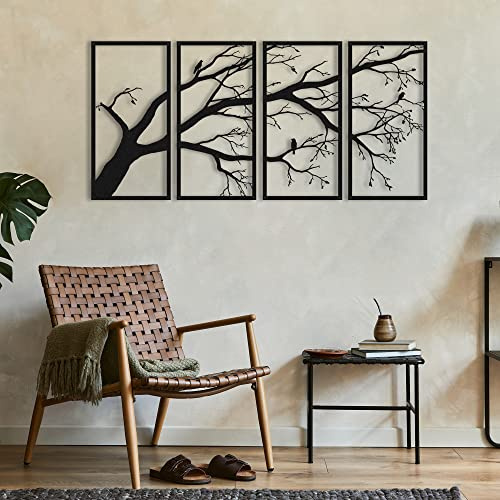Dv Decovieno Wanddekoration, Baum des Lebens, Wanddekoration, Wohnzimmer, Schlafzimmer, Heimdekoration, Geschenk, 60 x 120 cm