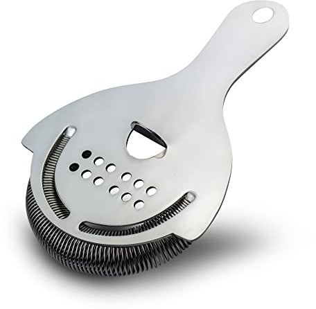 The Art of Craft Hawthorne Strainer: Stainless Steel Cocktail Strainer for Home Bar and Professional Bartenders 5.75 x 3.87 x 1.25”