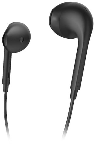 Hama Wired Lightning Earbuds (Cable 1.2m Cable for Apple iPhone Microphone Stereo Black