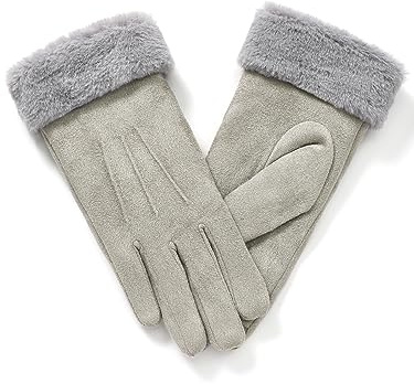 vislivin Handschuhe Damen Winter Warm Handschuhe Touchscreen Handschuh mit Gefütterte