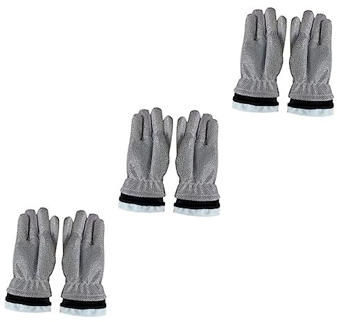 Healeved 3 Paare Glorihobie Lange Handschuhe Zum Reinigen Genetzte Geschirrtücher Küchenwaschhandschuh Haushalts-staubhandschuhe Küchenhandschuhe Geschirrspülmittel Wasserdicht