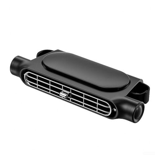 Ventilateur arrière personnalisable pour voiture, convient pour berlines, SUV et camping-cars (Noir)