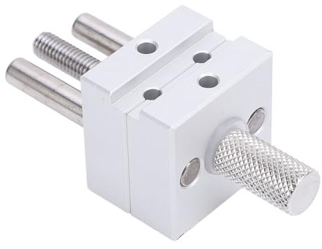 Adjustable Mini Vise Clamp, Metal Handy Vice Grip for Jewelry Craft Electronics, Maximum Clamping 30mm,Stainless Steel Round Rod with Silicone Sleeve, for Scale Model Hobby Craft