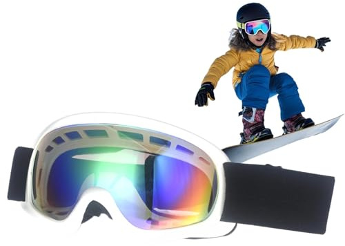 Lunettes de sports de neige, anti-buée, lunettes de ski douces, pour, garçons, filles, anniversaire, Noël