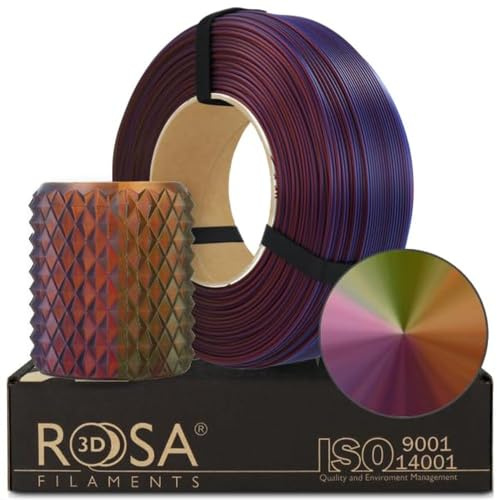 ROSA3D Magic PLA Filament 1.75 mm für 3D Drucker, Vintage Glas Refill 1 kg