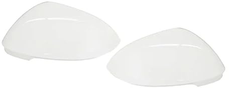 Seite Rückspiegel Abdeckung Für Golf 8 Für MK8 2021 2022 1 Paar Auto Weiß Rückspiegel Seite Glas Spiegel Abdeckung Trim Hinten Spiegel abdeckungen Shell Spiegelkappen