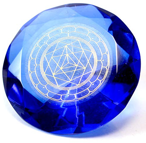 Panotophia Tachyonen Diamant Merkaba blau 45 Energie Heilige Geometrie Michael 6. Chakra I Urenergie I Chakrenarbeit I Energiearbeit I Heilsitzungen I