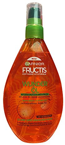 Garnier Fructis Kur Schaden Loescher Wunder-oel Hitzeschutz 150 ml