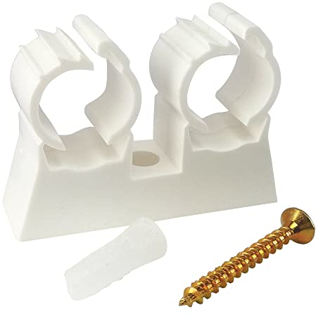 SOMATHERM FOR YOU - 10 volte più doppi clip di montaggio per tubo di diametro 16 millimetri