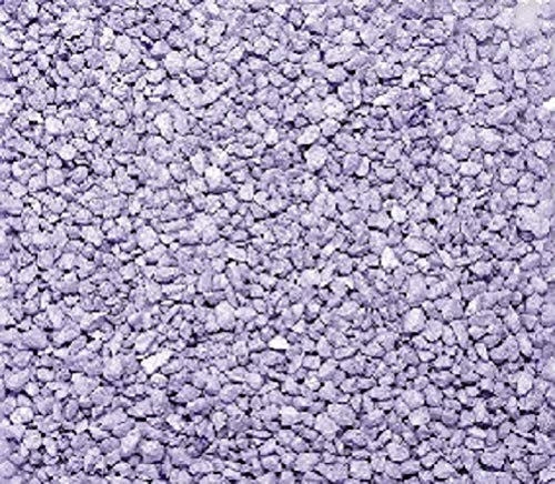 Eurosand GRANULAT 2-3 mm (Kleine Dekosteine, grobkörniger Farbsand) 1 kg. Flieder -82
