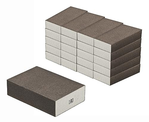 Schleifschwamm 11 Stück Schleifschwämme grobe bis feine Körnungen Hier K180 für Holz Lack Metall Trocken u. Nass Schleifen waschbar u. wiederverwendbar Schleifklotz