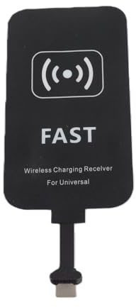 Faltbarer USB-C Ladeempfänger 10W Kabellos | Plug-And-Play-Ladefunktion Für Mobiltelefone Mit Typ-C-Schnittstelle, Leiterplatte Mit Lederüberzug, Kabelloser Empfänger Für