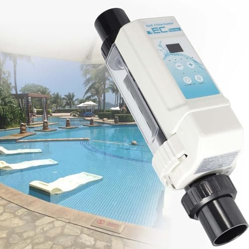 ROGHA Générateur de Chlore au Sel,Générateur de Chlore au sel Électrolyseur Chlorateur au sel de Piscine pour Spa,20g/h