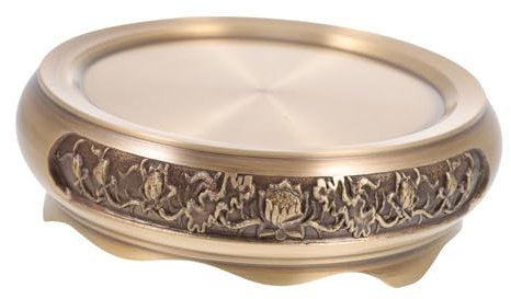Alipis 1Stk Basis für Weihrauchbrenner Schreibtischablage Handdekor Wohnkultur Vintage-Dekor dekorativer Weihrauchhalter filigraner Weihrauchständer Metall Xiangtai Schale aus Asche Base