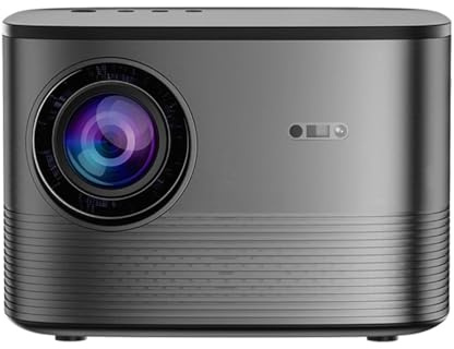 Proyector 5G LED 1080P Android 10 Movie Beamer compatible con 4K al aire libre Smart Home Theater Airplay (D como se muestra) pequeño regalo