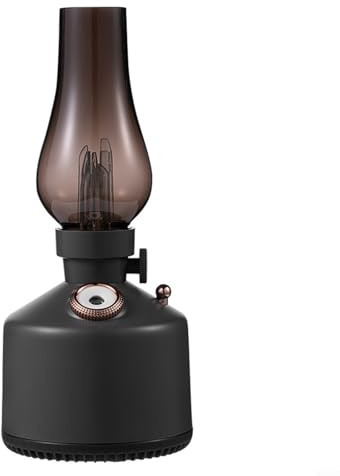 HOHOVYVY Difusor de Aceites Esenciales, Humidificador Vintage Con Carga USB Y Difusor Para Aceites Esenciales De Aromaterapia (Gris)
