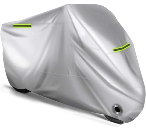 Fundas Motos para Piaggio Liberty 125 MP3 500 Medley Beverly 300 ZIP50, Cubre Moto Exterior Cubierta Motocicleta Funda Cubre Moto Protector Viento Antipolvo Accesorios,L