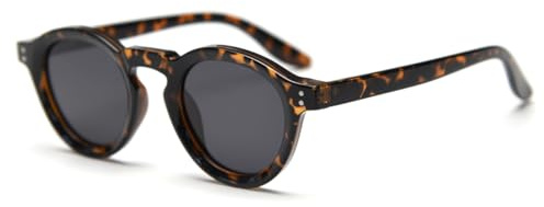 LIGOES Polarisierte Sonnenbrille Frauen Männer Runde Sonnenbrille TR90 Rahmen Retro Eyewear UV400