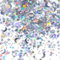 Thinp 2000 unidades de confeti con purpurina, decoración de cumpleaños, estrellas, luna, confetis plateada, decoración de boda, decoración de estrellas, lentejuelas, para cumpleaños, aniversarios