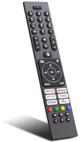 GOUYESHO RC45137T Remote Control Replacement Compatible with EGL 55E23UHDS 32E23HDS1 HD LED Smart TV And work for Logik RC43137 L32SHE22 43FT24CA L32SHE19 L39SHE21 24HT24CA 32FT24CA 40FT24CA
