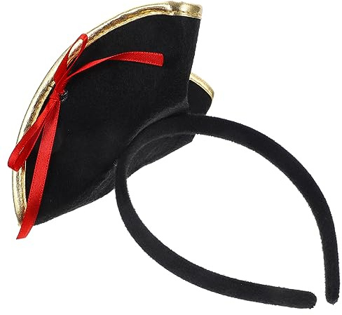 OUNONA Pirathatthårband Kostymhårband Pirathattstil Huvudband Dekoration Huvudband Halloweenhårband För Kvinnor Halloween Hårring Festklädsel Hårringar Halloween Hårband