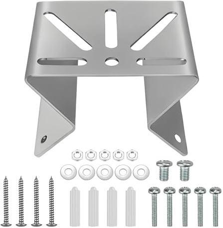 Soporte de Esquina de Metal para eufy soloCam s340 | Soporte De Esquina De Acero Inoxidable para Cámaras PTZ, Amplía El Rango de Visión en Las Esquinas de La Pared Exterior
