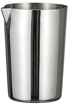 Uitndvyte 500ML Mixing Cup Cocktail Glass for The Bartender Mixer Modern Metal Wine Glass Stirring Tin