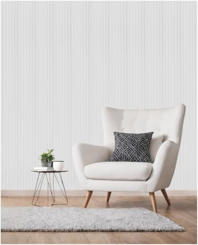 ondeco Akustikpaneel 20x240cm Wandpaneele Filz, B1 Brandschutz, schallabsorbierend, 3D Design Weiss 20 x 240cm