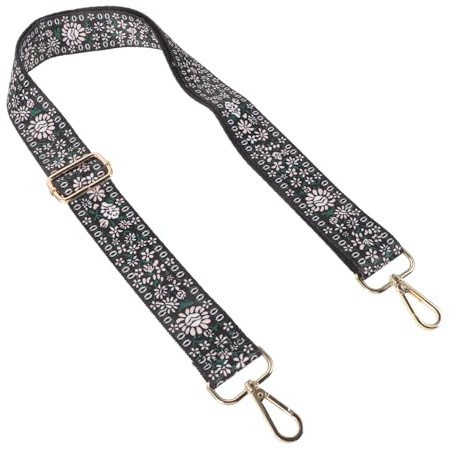 HONITANO Vintage Adjustable Banjo Strap with Smooth Metal Buckle Shoulder Belt for Banjo Mandolin Soft Comfortable Crossbody Support