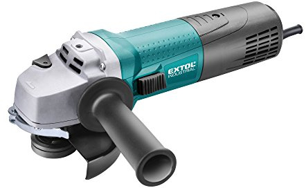 EXTOL INDUSTRIAL Amoladora angular con velocidad variable, 125 mm, 1400 W