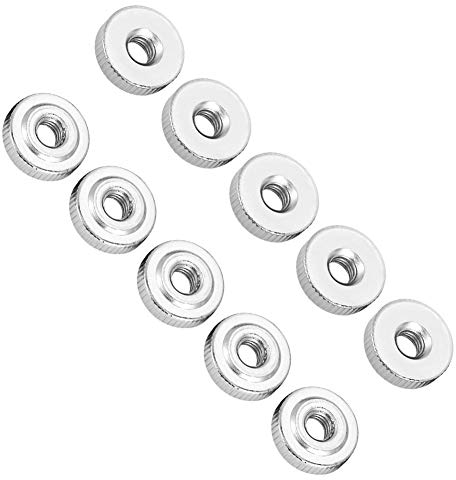 10 pezzi M3 dadi a testa piatta zigrinati, dado dado zigrinato GB807 ad alta resistenza per assemblaggio di elettrodomestici per ufficio