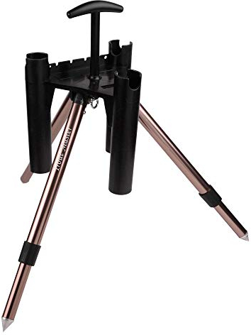 Trout Master Tripod Rod Stand – Der Tripod Rod Stand von Troutmaster ist ein praktischer Rutenständer für deine Angelruten beim Forellenangeln