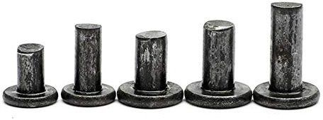 Remaches de percusión de hierro M6M8, remaches de cabeza plana de color hierro, remaches macizos-M8 * 20 mm * 1 kg