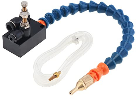 ChgImposs Version Mist Coolant Lubrication Spray System for Metal Cutting Engraving Cooling Sprayer Machine Air Pipe CNC Lathe Milling Drill